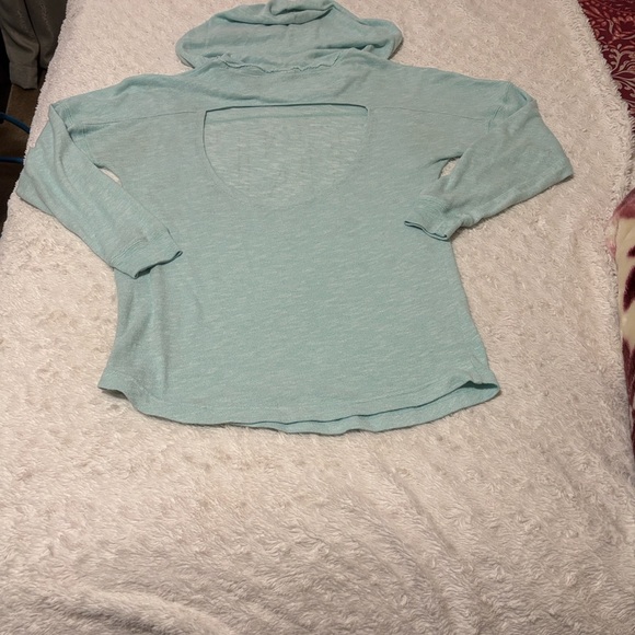 PINK Victoria's Secret Light Blue Hoodie - Picture 4 of 5